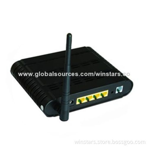 300Mbps Wireless ADSL with 4 Ports, 15V AC, 700mA Power Consumption